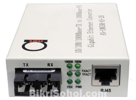 New AC-Net 10-100 Mbps to Fiber media converter